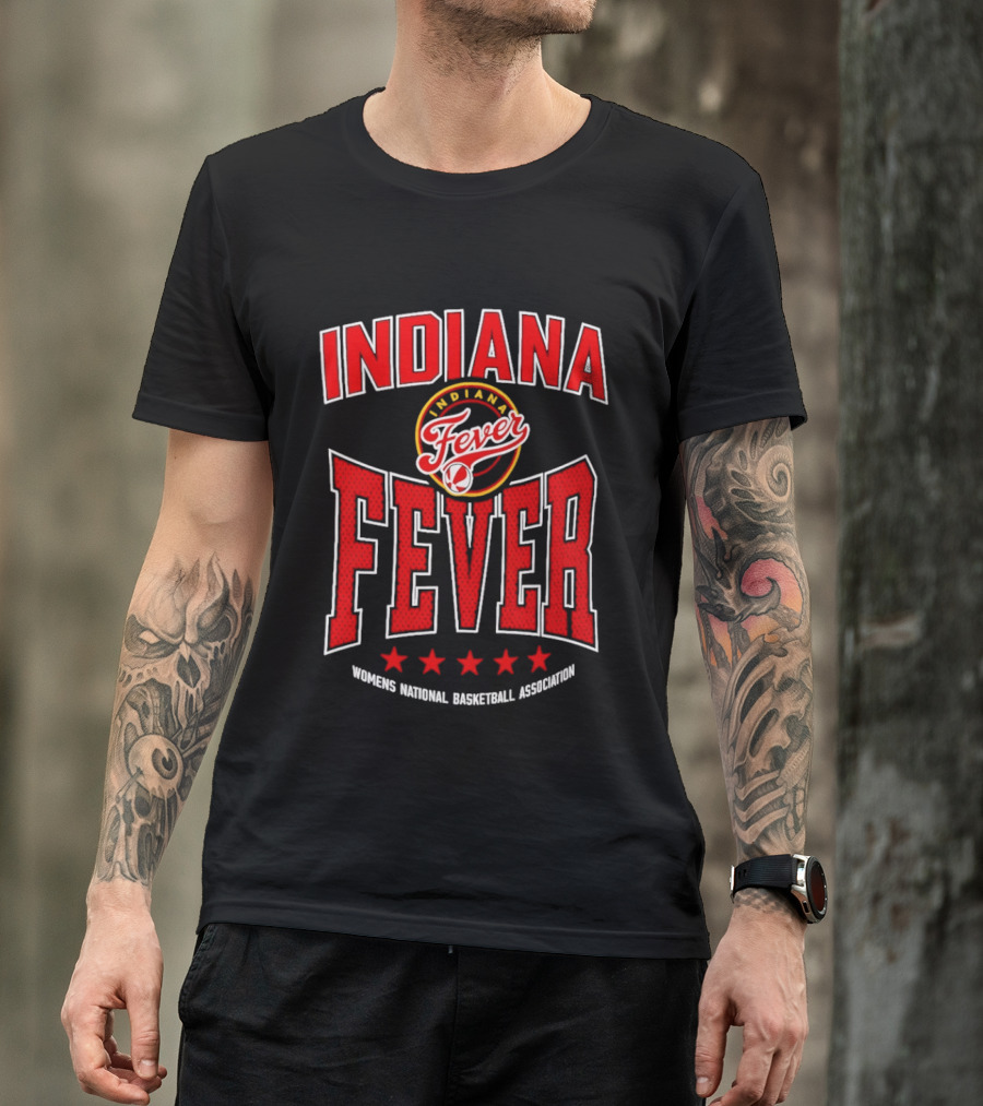 Indiana Fever WNBA Women's National Basketball Association 2026 Starter Center Squeeze T-Shirt