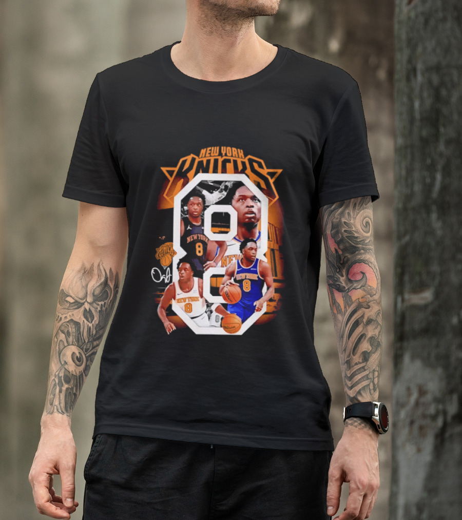 New York Knicks OG Anunoby 8 Basketball Jersey T-Shirt