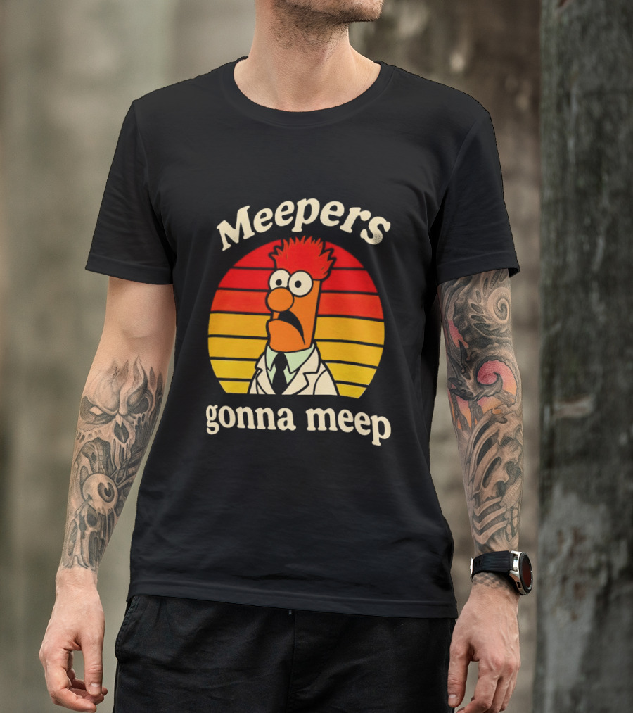 Meepers Gonna Meep Retro Vintage Style With Cartoon T-Shirt