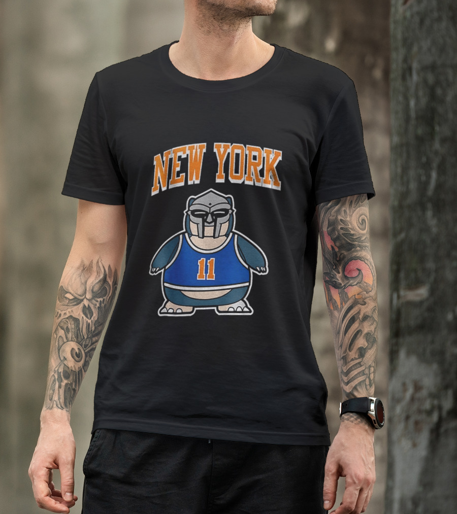 New York Knicks MF Doom Jalen Brunson #11 NBA Basketball 2026 T-Shirt