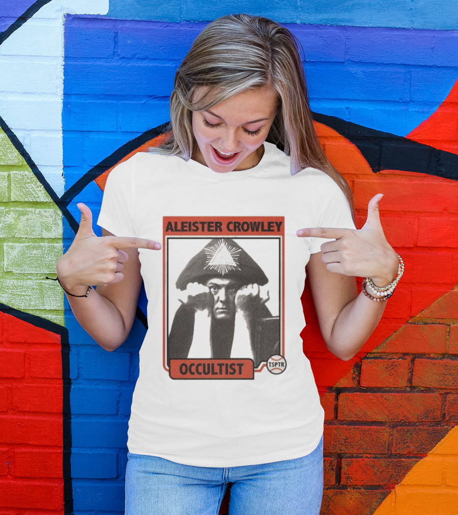 Aleister Crowley Occultist TSPTR Baseball Raglan T-Shirt