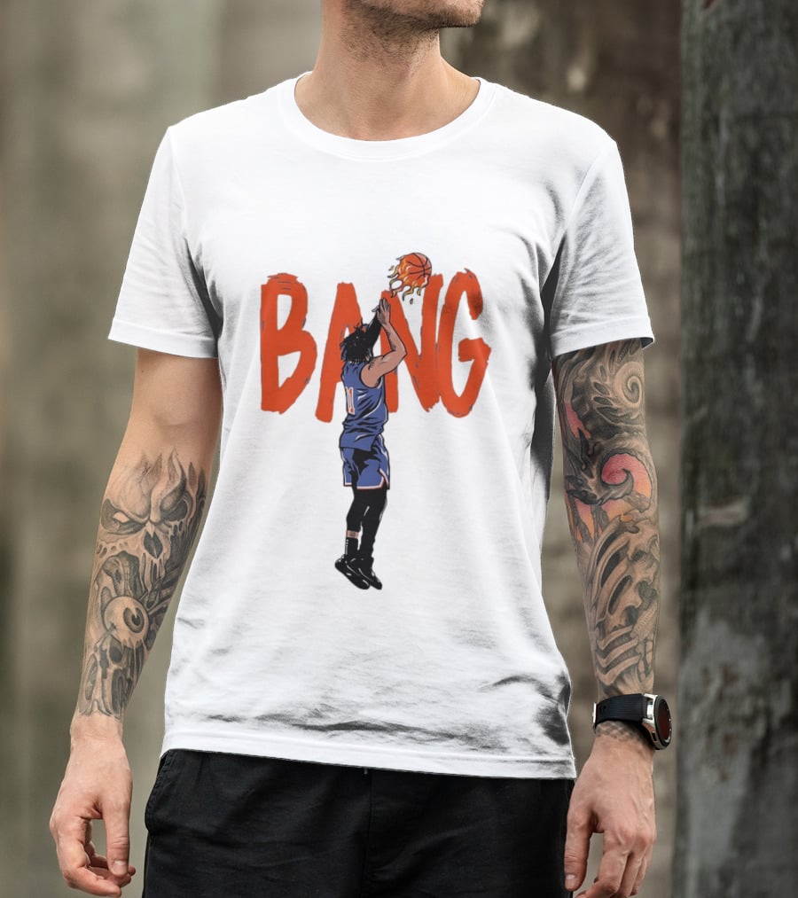 BANG Jalen Brunson New York Knicks NBA Basketball T-Shirt