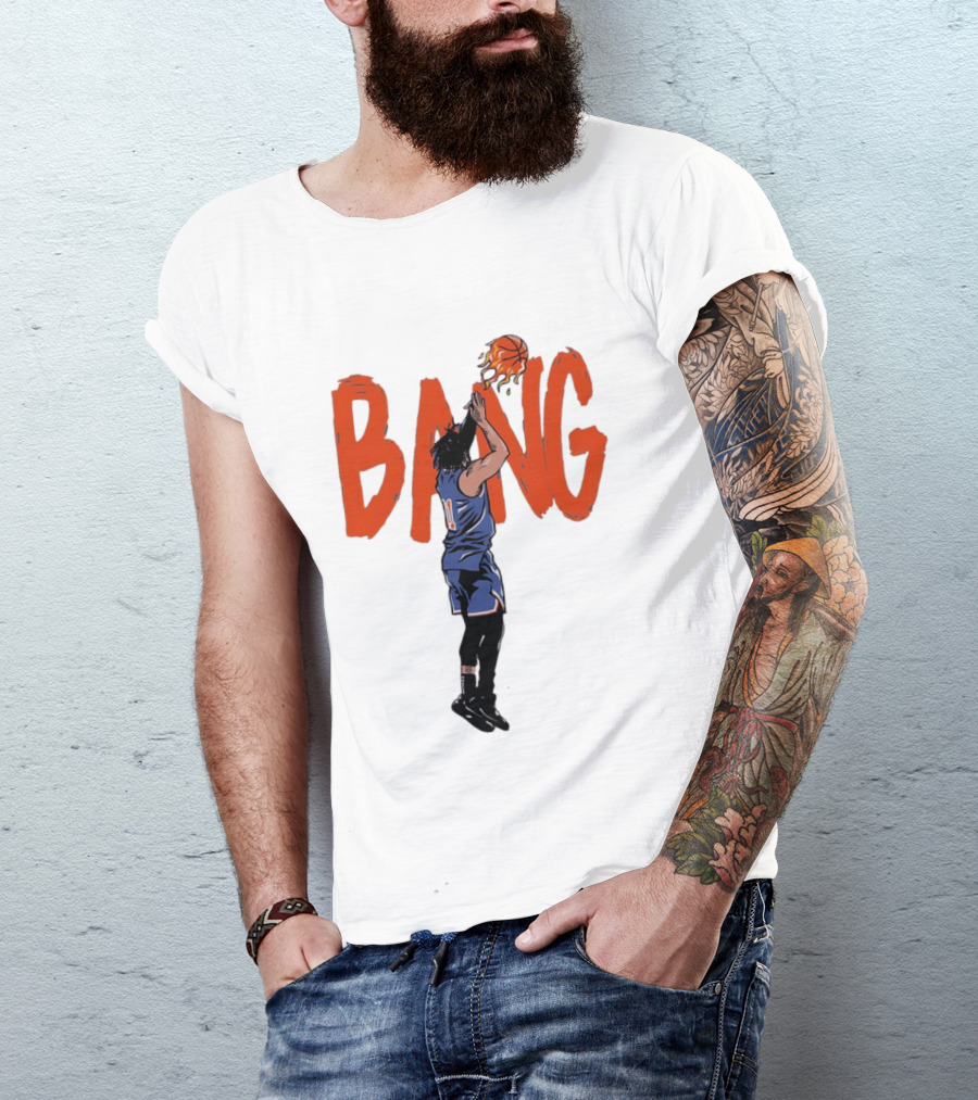 BANG Jalen Brunson New York Knicks NBA Basketball T-Shirt