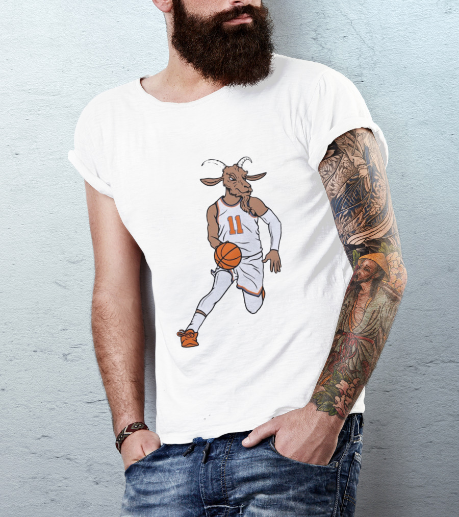 Jalen Brunson Goat 11 New York Knicks NBA Basketball T-Shirt