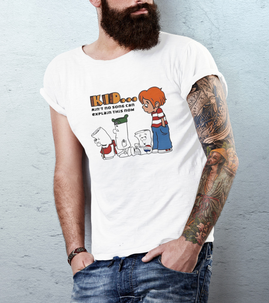 Kid Ain't No Song Can Explain This Now Retro Cartoon T-Shirt