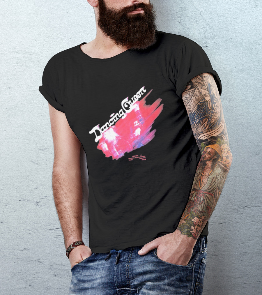 ABBA Dancing Queen Retro Red Brushstroke Photo T-Shirt