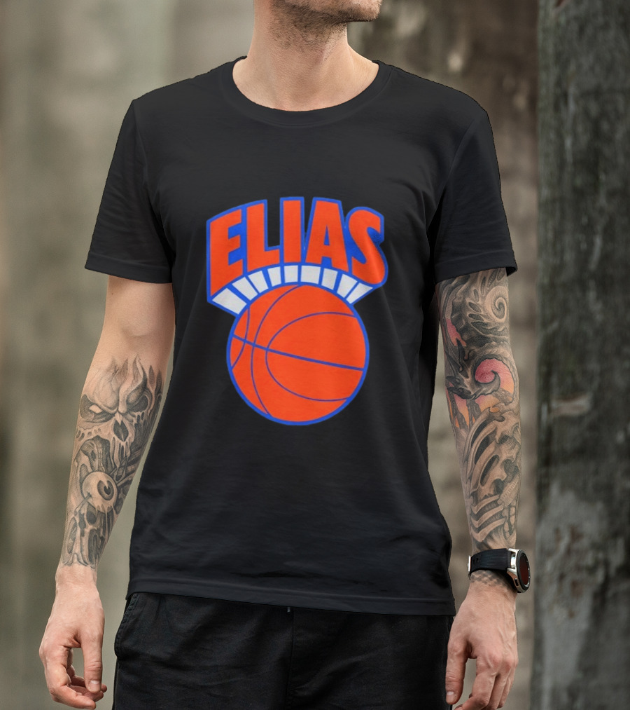 Elias Knickerbocker New York Knicks Basketball T-Shirt
