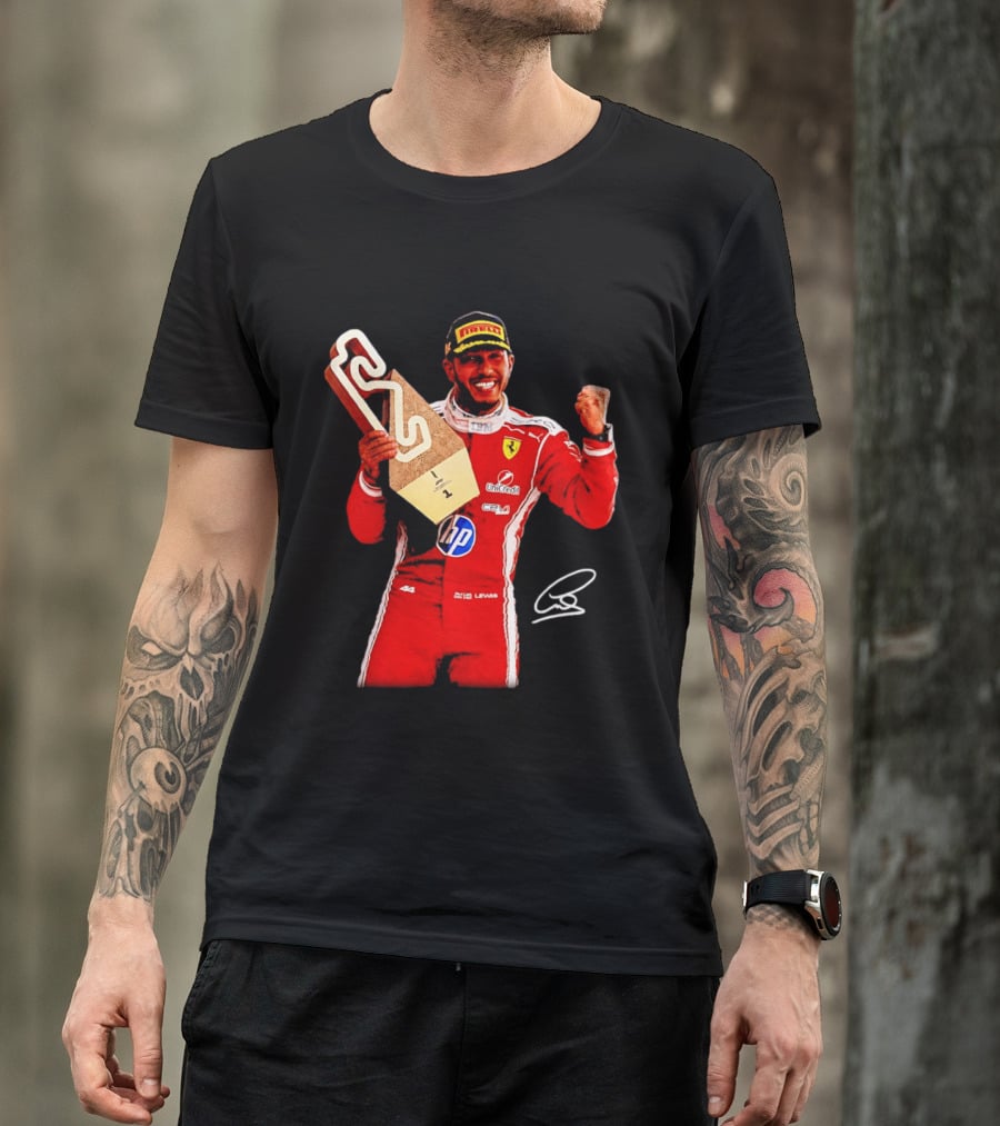 Lewis Hamilton Ferrari Racing Champion Pirelli Winner Remember Who You Are T-Shirt
