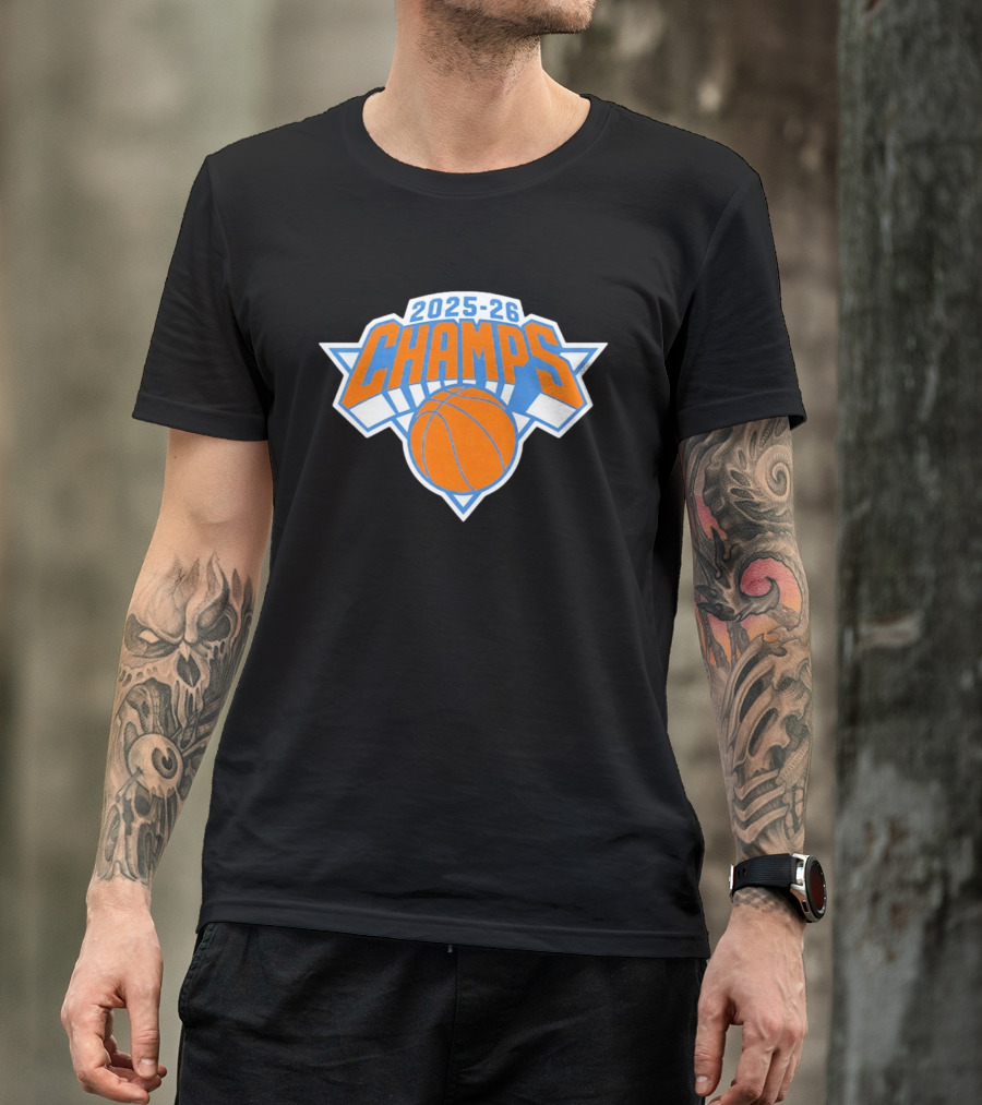 2025 26 Champs Basketball New York T-Shirt