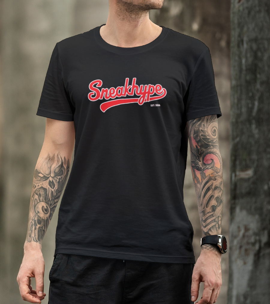 Sneakhype Est 2018 Vintage Script T-Shirt