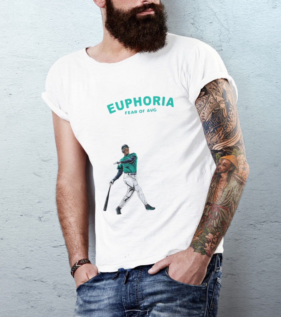 Euphoria Fear Of AVG Baseball Player Iconic Swing T-Shirt