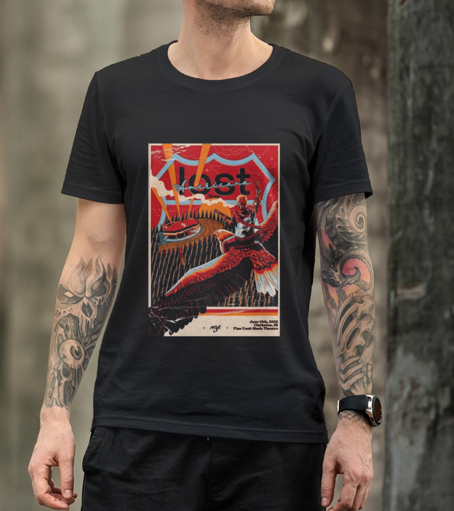 MCK Lost Americana Tour June 16 2026 Clarkston MI Pine Knob Music Theatre T-Shirt