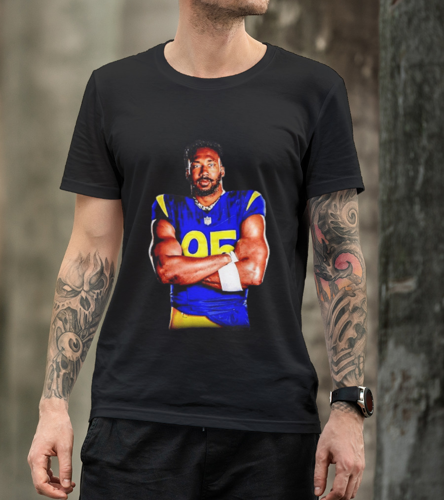 Myles Garrett 95 Los Angeles Rams Football Sports Fan T-Shirt