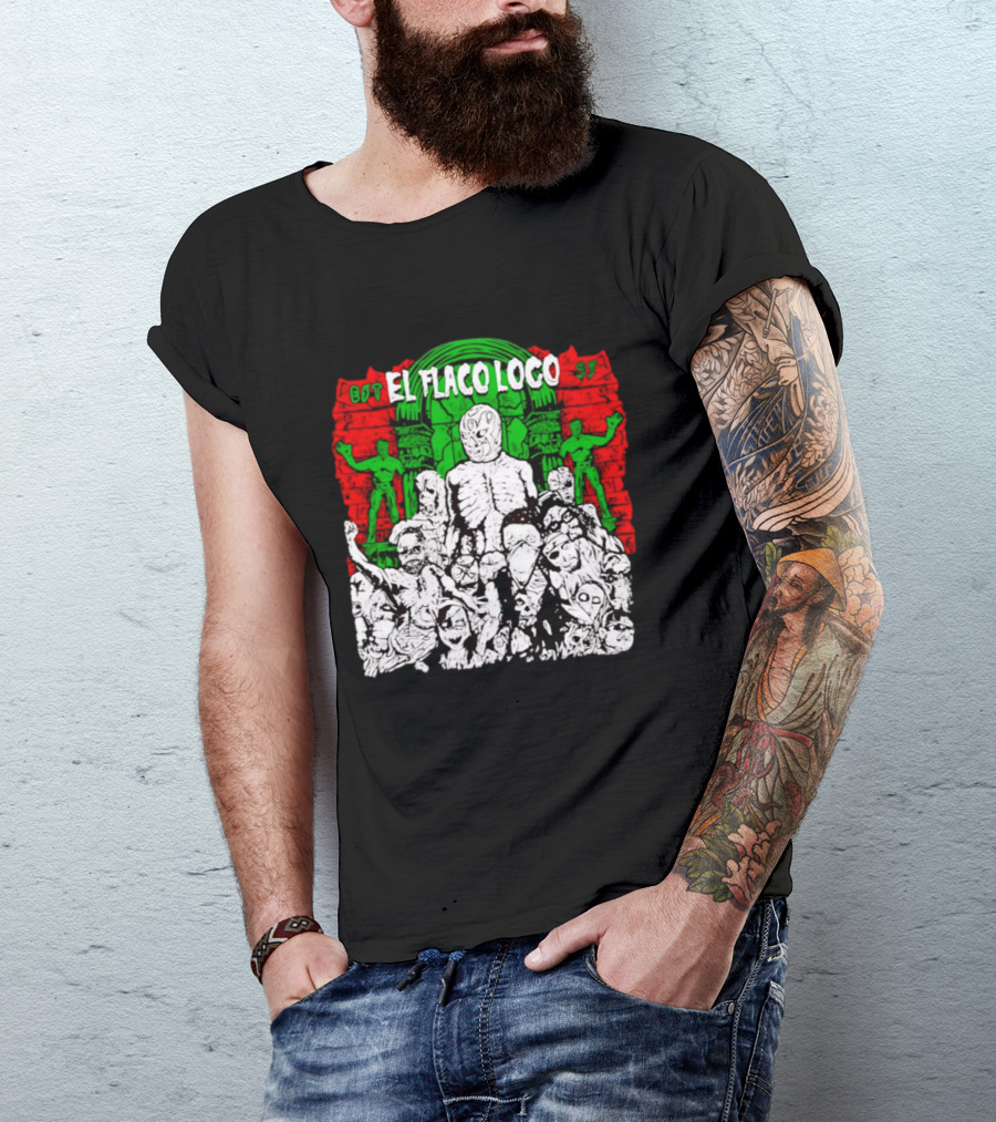 El Flaco Loco EST 97 Luchador Zombie Mashup T-Shirt