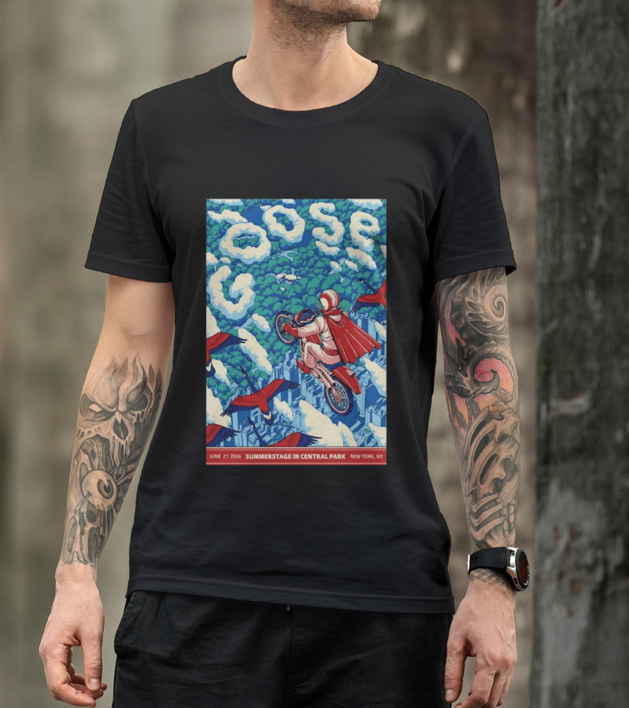 Goose Summerstage Central Park June 21 2026 New York NY T-Shirt