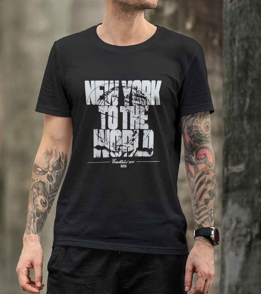 New York To The World Unisphere Vinny Guadagnino Kith Jersey Shore Family Vacation T-Shirt