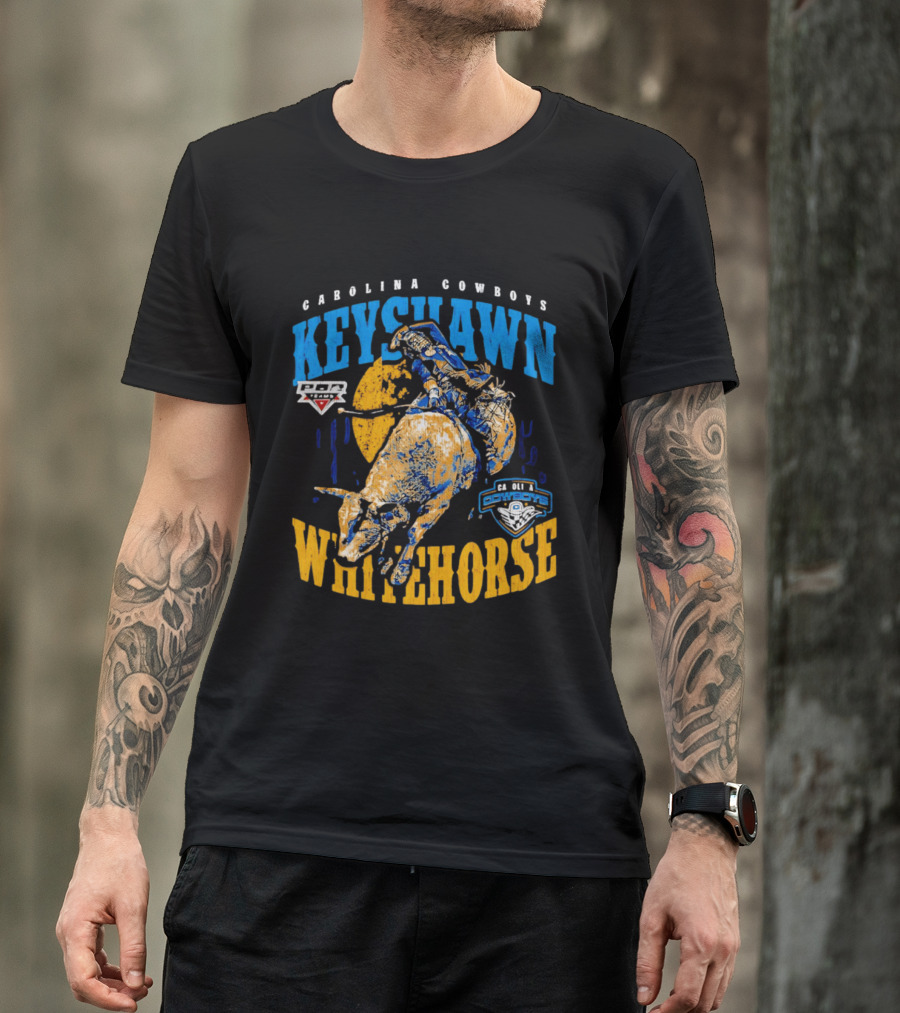 Carolina Cowboys Keyshawn Whitehorse PBR Bull Riding T-Shirt