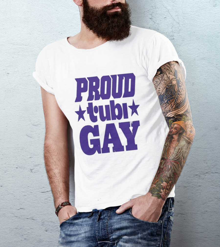 Proud Tubi Gay Stars LGBTQ+ Celebration T-Shirt