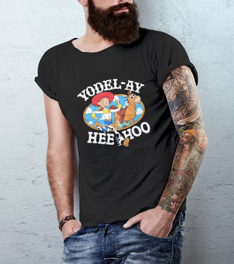 Yodel Ay Hee Hoo Toy Story Jessie And Bullseye Pixar T-Shirt