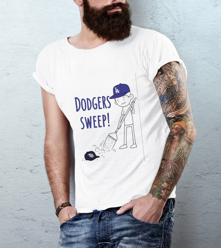 Los Angeles Dodgers Sweep Victory Over Tampa Bay Rays T-Shirt