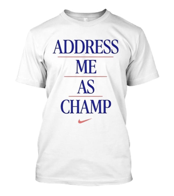 Nike Address Me As Champ New York Knicks 2026 T-Shirt