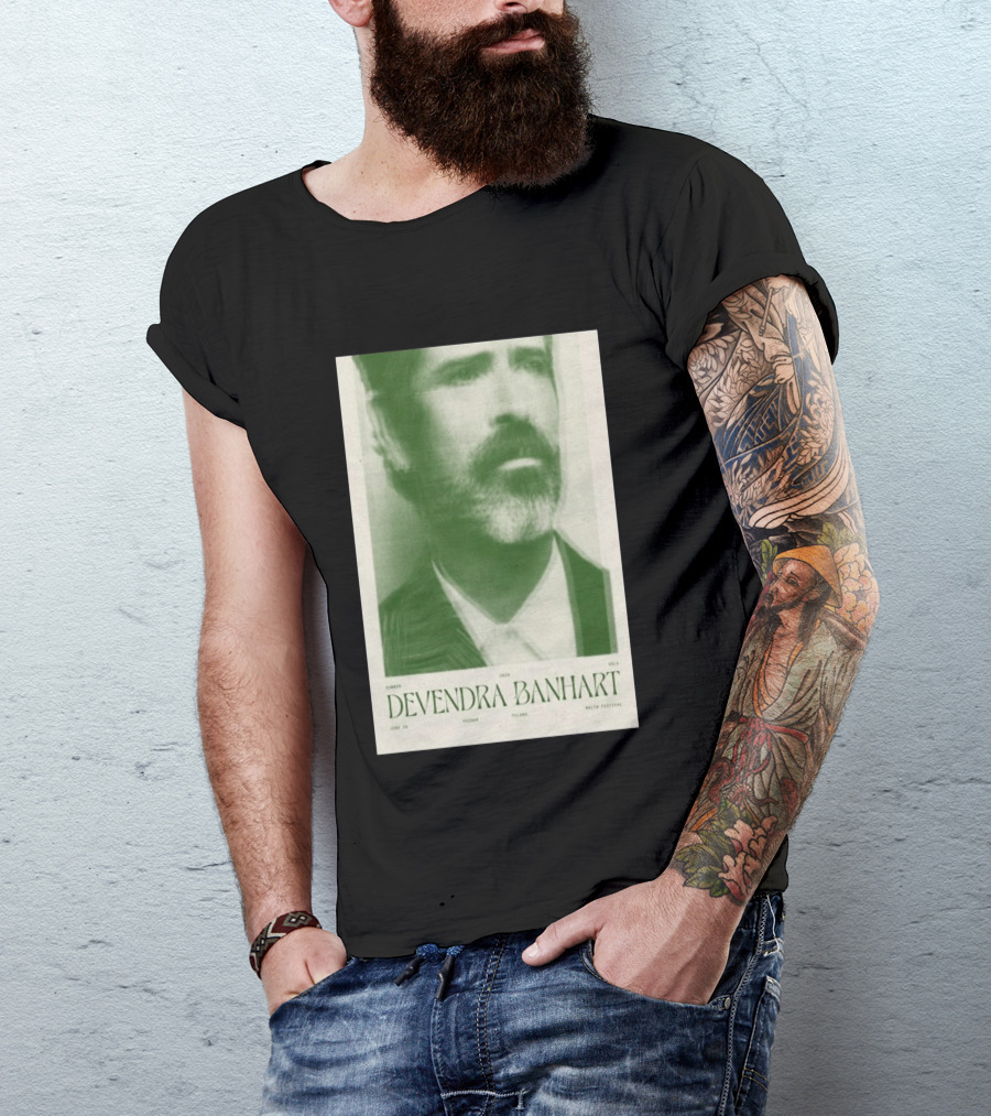 Summer 2026 Devendra Banhart Poznań Poland Malta Festival June 25 T-Shirt
