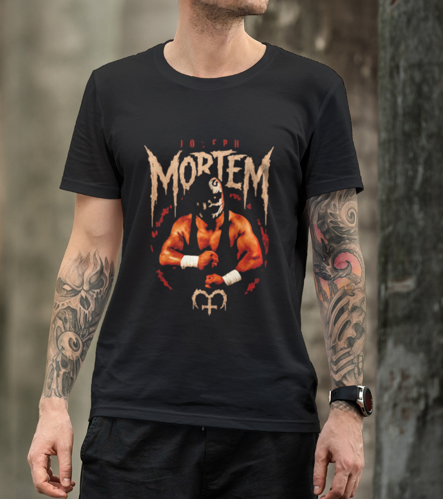 Joseph Mortem Wrestler 10:56 PM Professional Wrestling T-Shirt