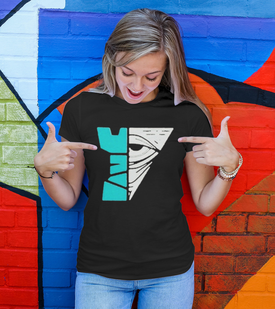 Kastle Group Whitephos X Kastle Face Off Bold Geometric Abstract T-Shirt