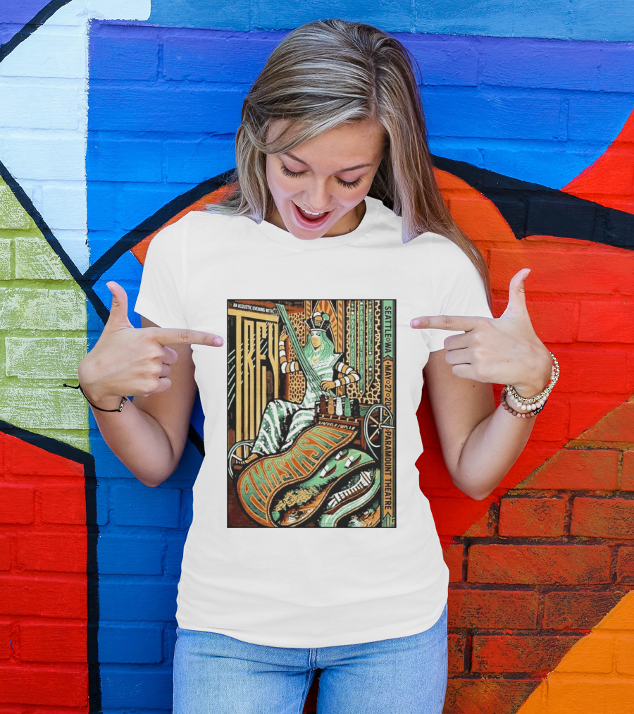 Trey Anastasio Acoustic Evening Seattle WA May 27 2026 Paramount Theatre T-Shirt