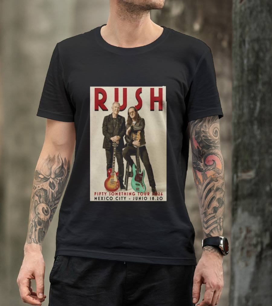 RUSH Mexico City Fifty Catfifty June 19 2026 Show T-Shirt
