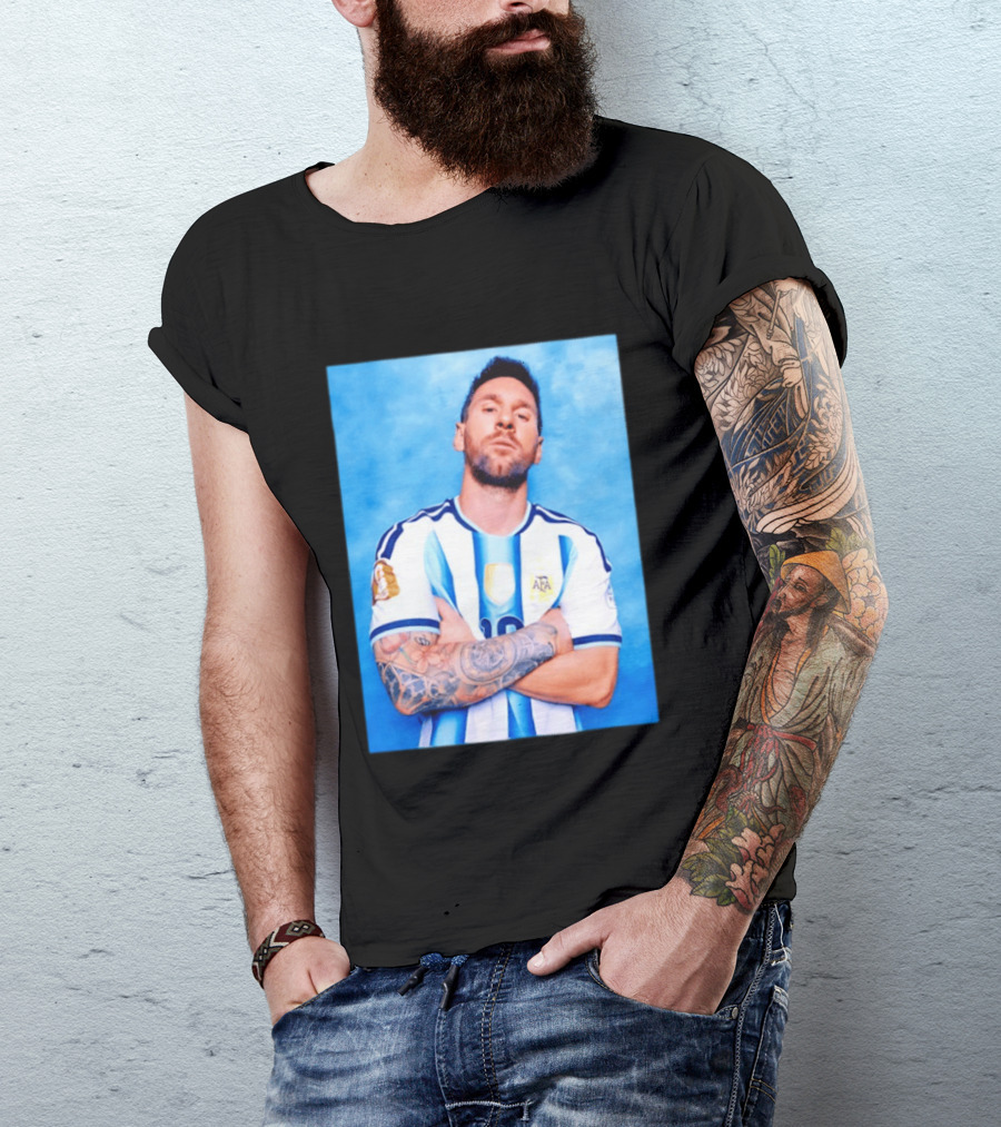 Lionel Messi Argentina National Football Team T-Shirt