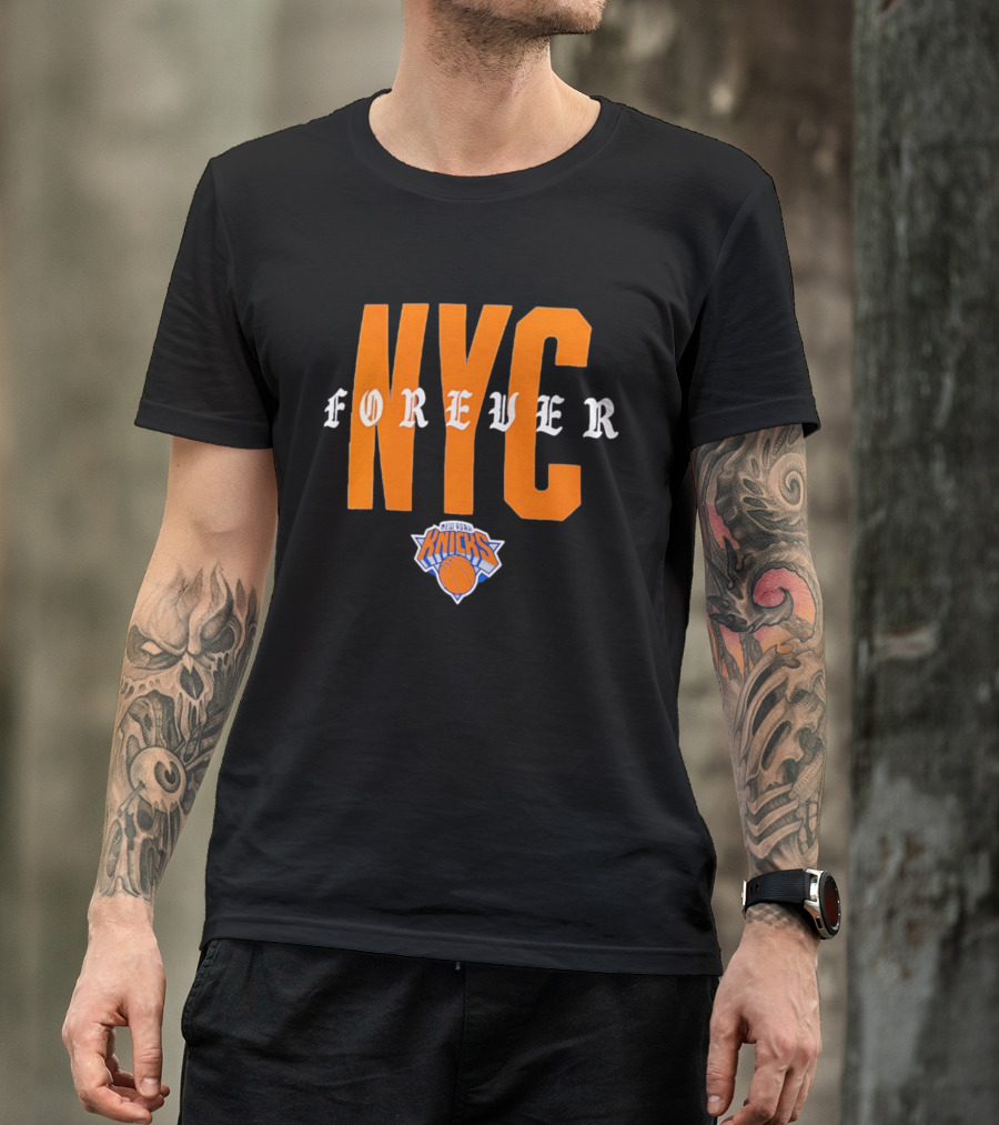 New York Knicks NYC Forever Basketball T-Shirt