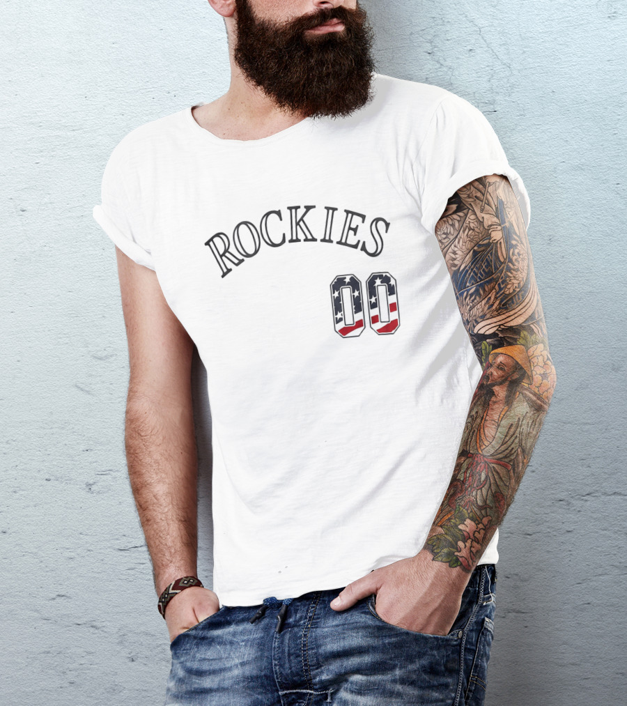 Rockies 2026 USA 250 Star And Stripe 00 T-Shirt