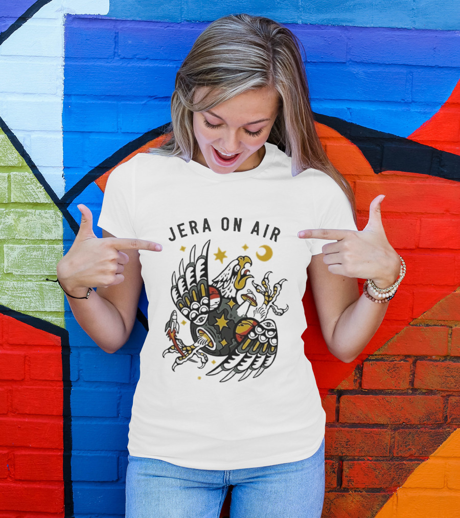 Jera On Air 2026 Festival Ysselsteyn Netherlands June 25 26 27 Mythical Eagle Stars Moon T-Shirt