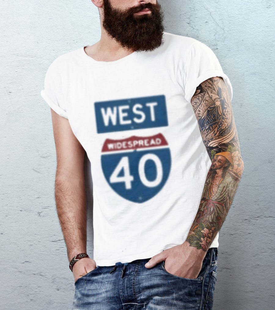 Goin' Out West Tour Summer 2026 Widespread 40 Interstate T-Shirt