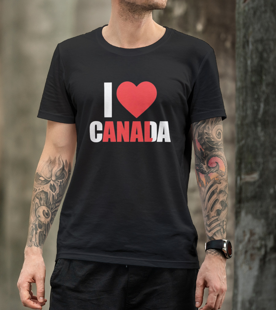 I Love Canada Heart Symbol CANADA T-Shirt