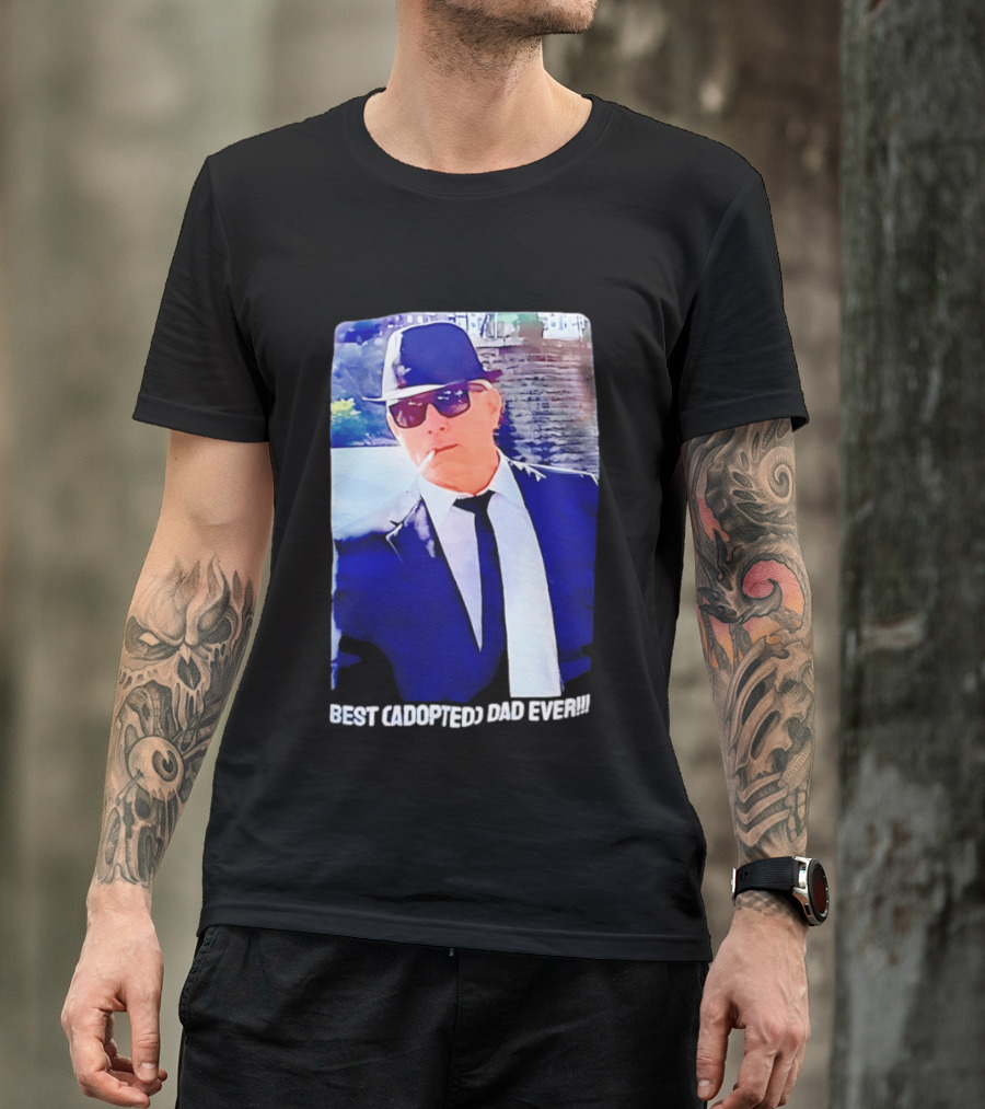 Blues Brothers Best Cadopted Dad Ever T-Shirt