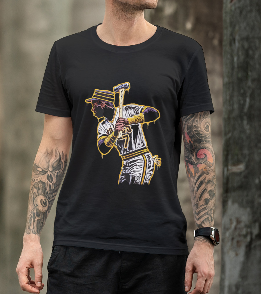 Roberto Clemente Pittsburgh Pirates Number 21 Baseball T-Shirt
