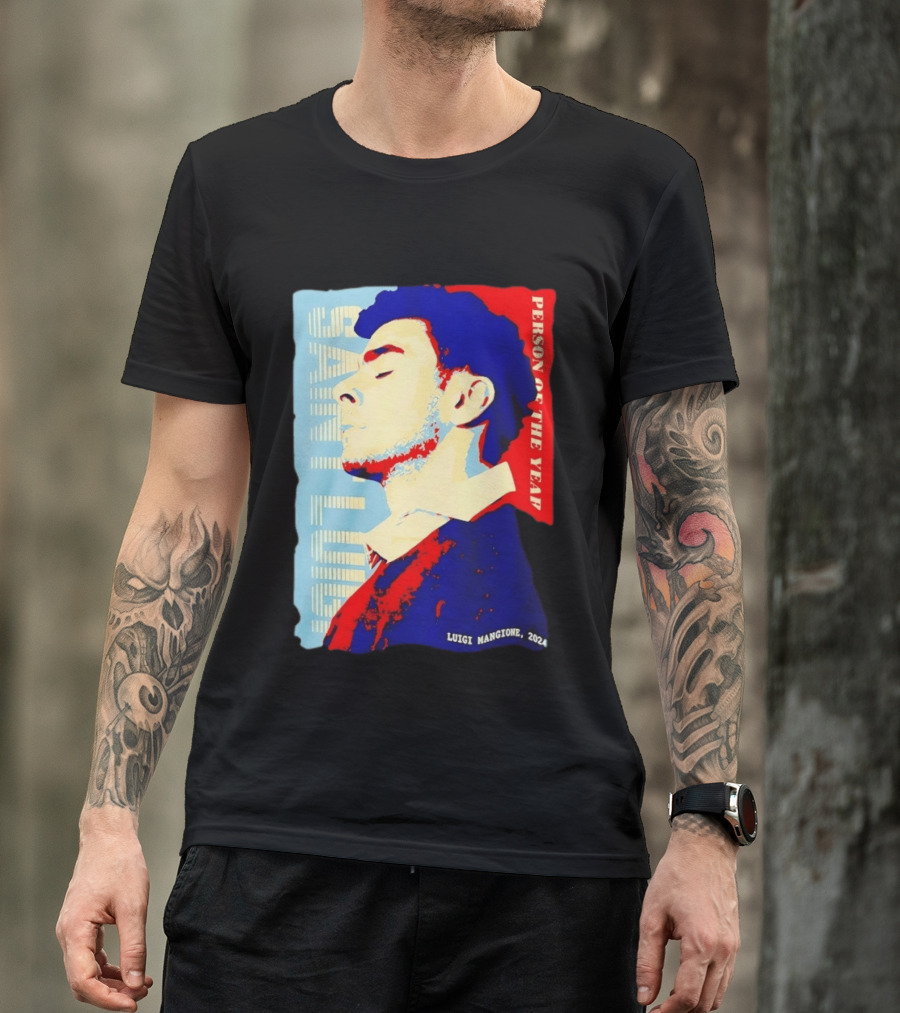Saint Luigi Mangione 2024 Person Of The Year T-Shirt