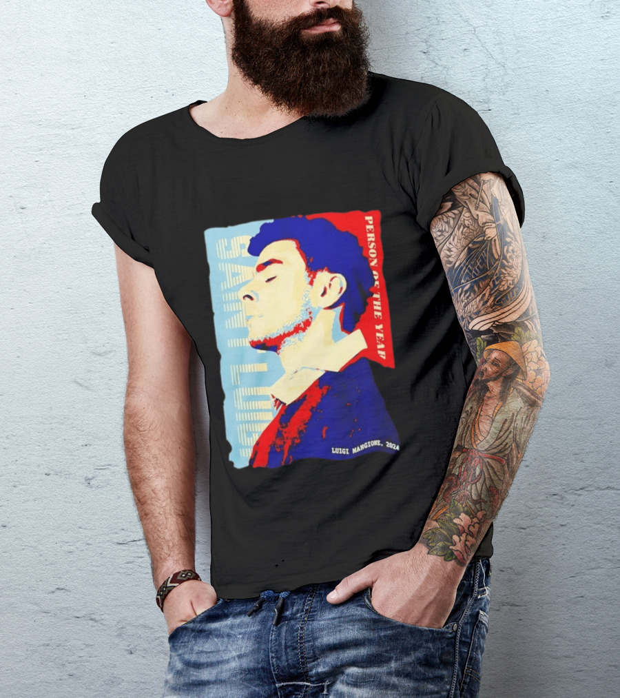 Saint Luigi Mangione 2024 Person Of The Year T-Shirt