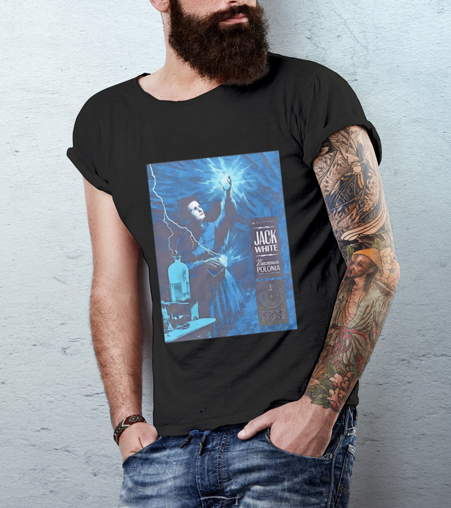 Jack White Marie Curie Warsaw Polonia 2026 Klub Stodola Event T-Shirt