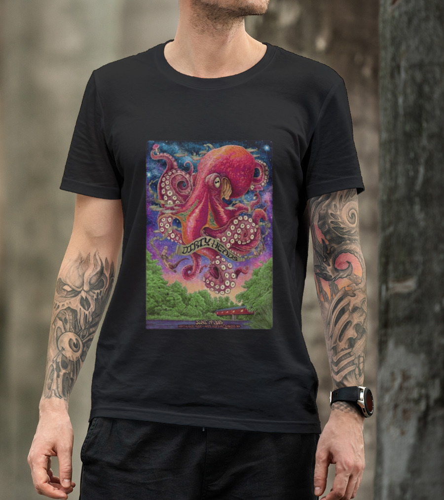 Dirty Heads Northlands Music June 19 2026 Swanzey NH Octopus T-Shirt