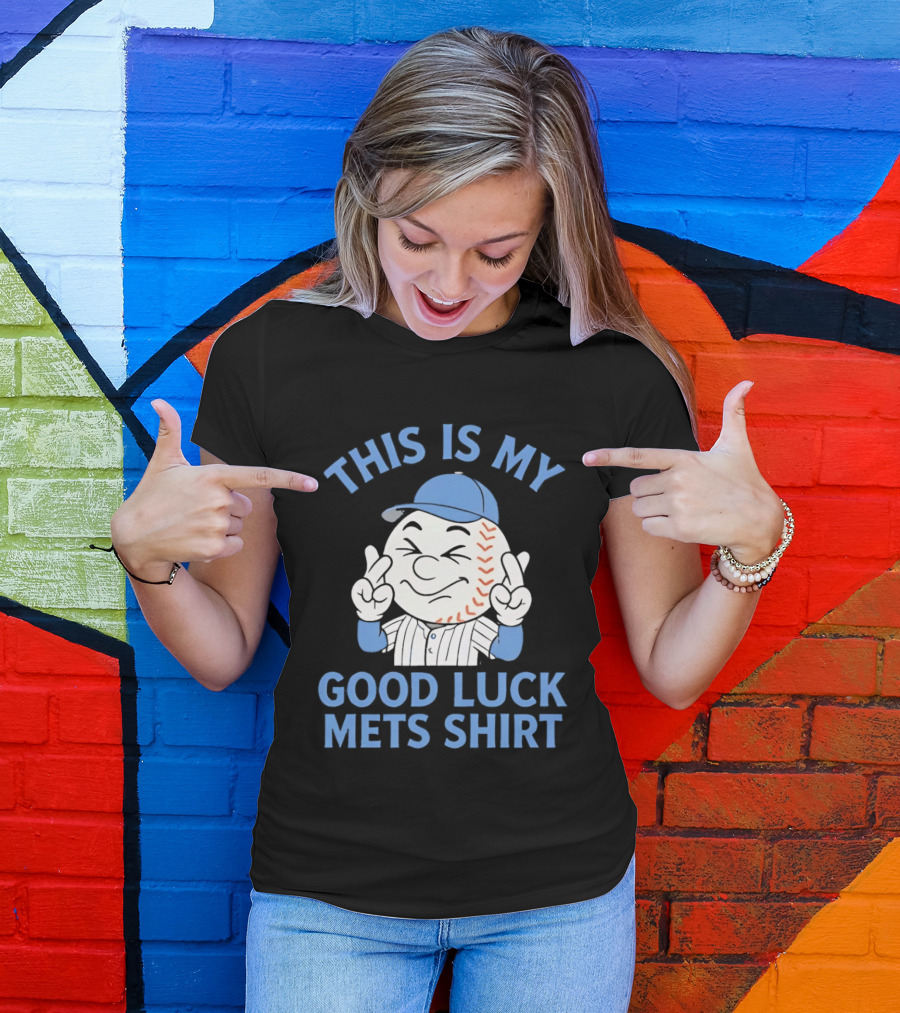 This Is My Good Luck Mets Mr Met T-Shirt
