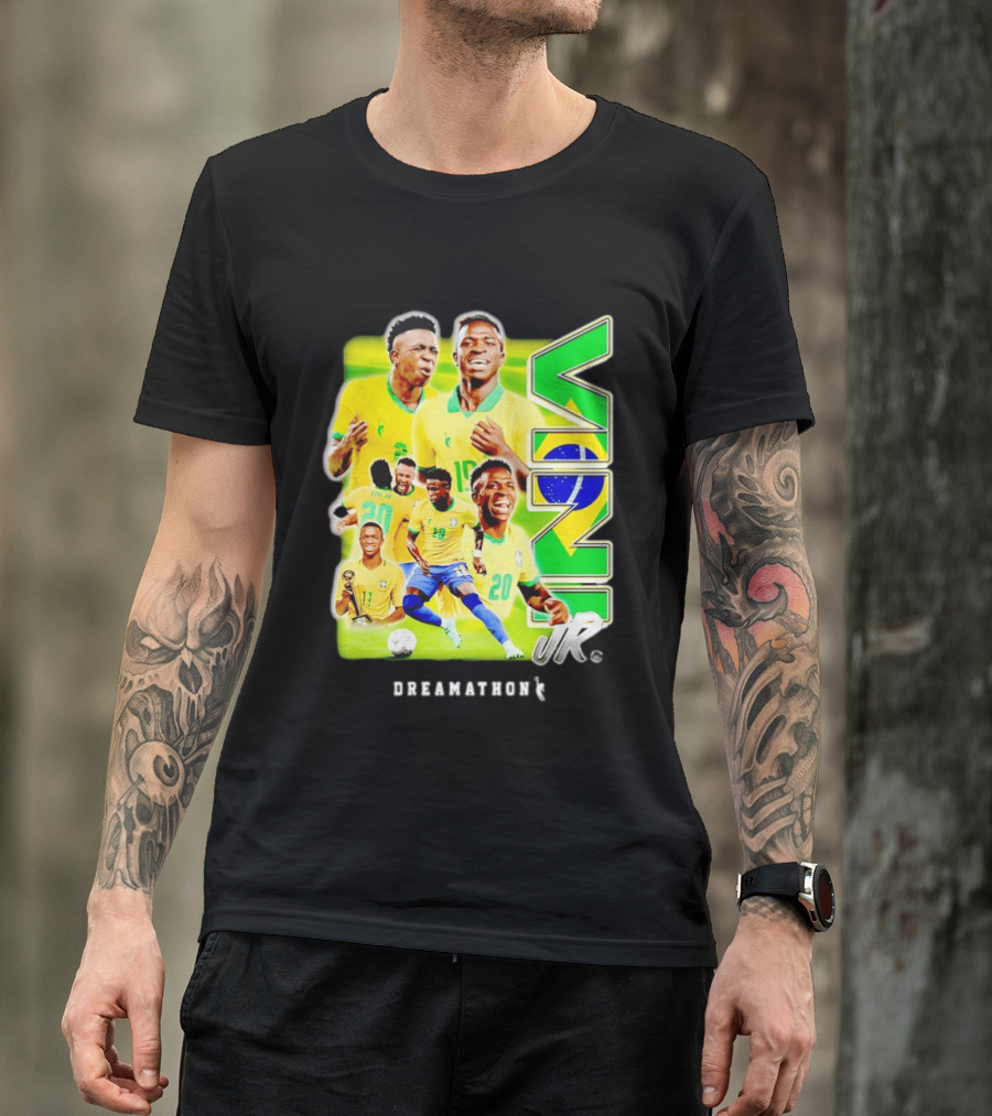 Vini Jr Brazil Dreamathon Soccer Moments T-Shirt