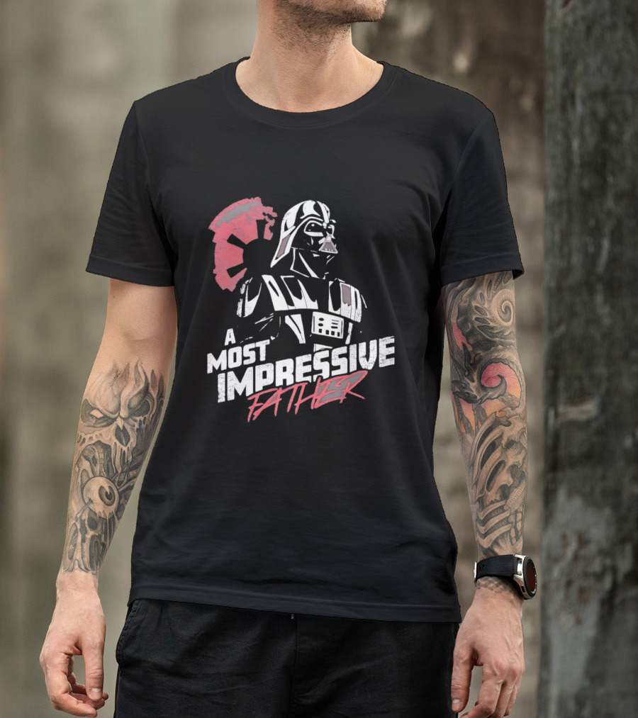 A Most Impressive Father Star Wars Darth Vader Iconic Pose T-Shirt