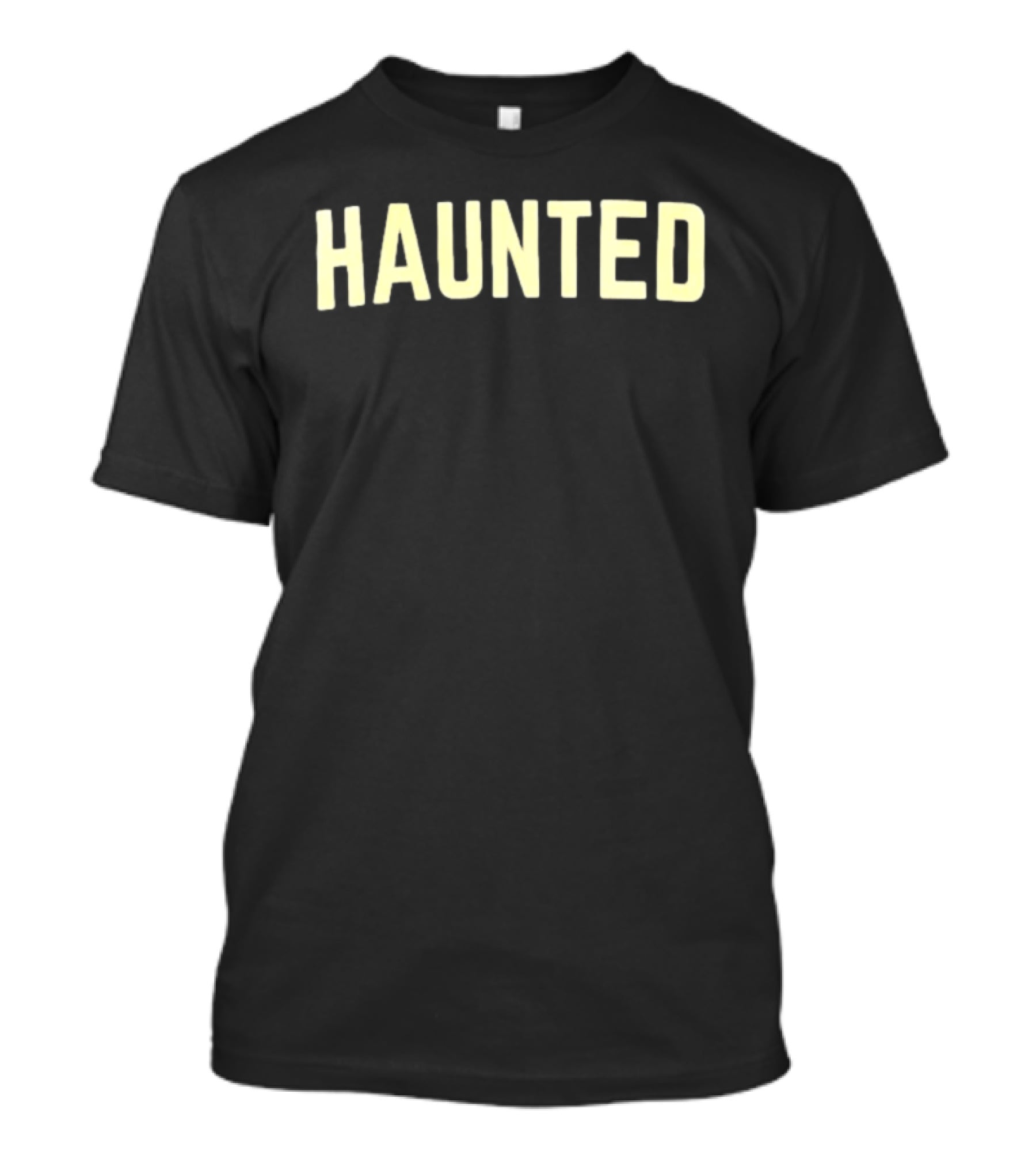 Haunted Summer Vintage Glow Font T-Shirt