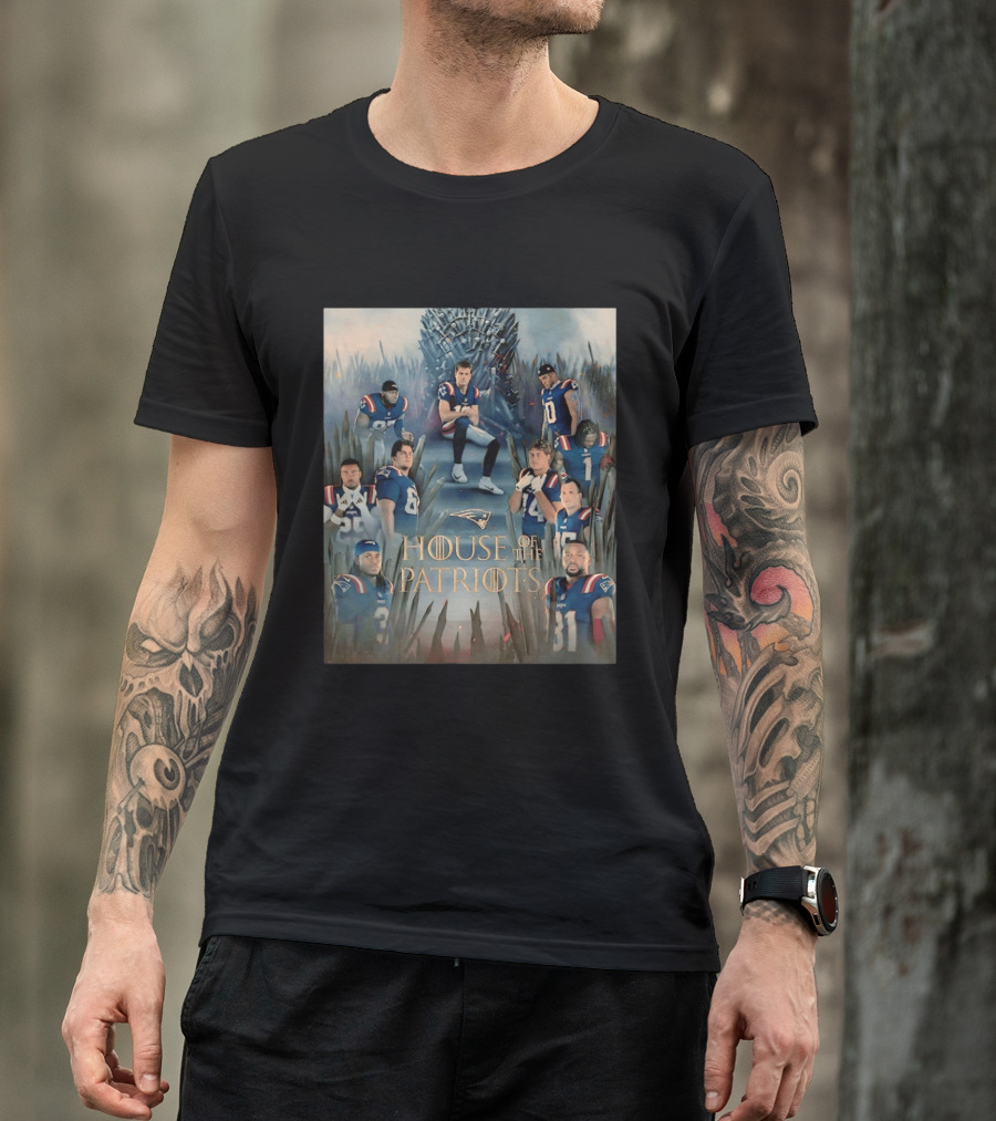 New England Patriots House Of The Dragon Crossover House Of The Patriots T-Shirt