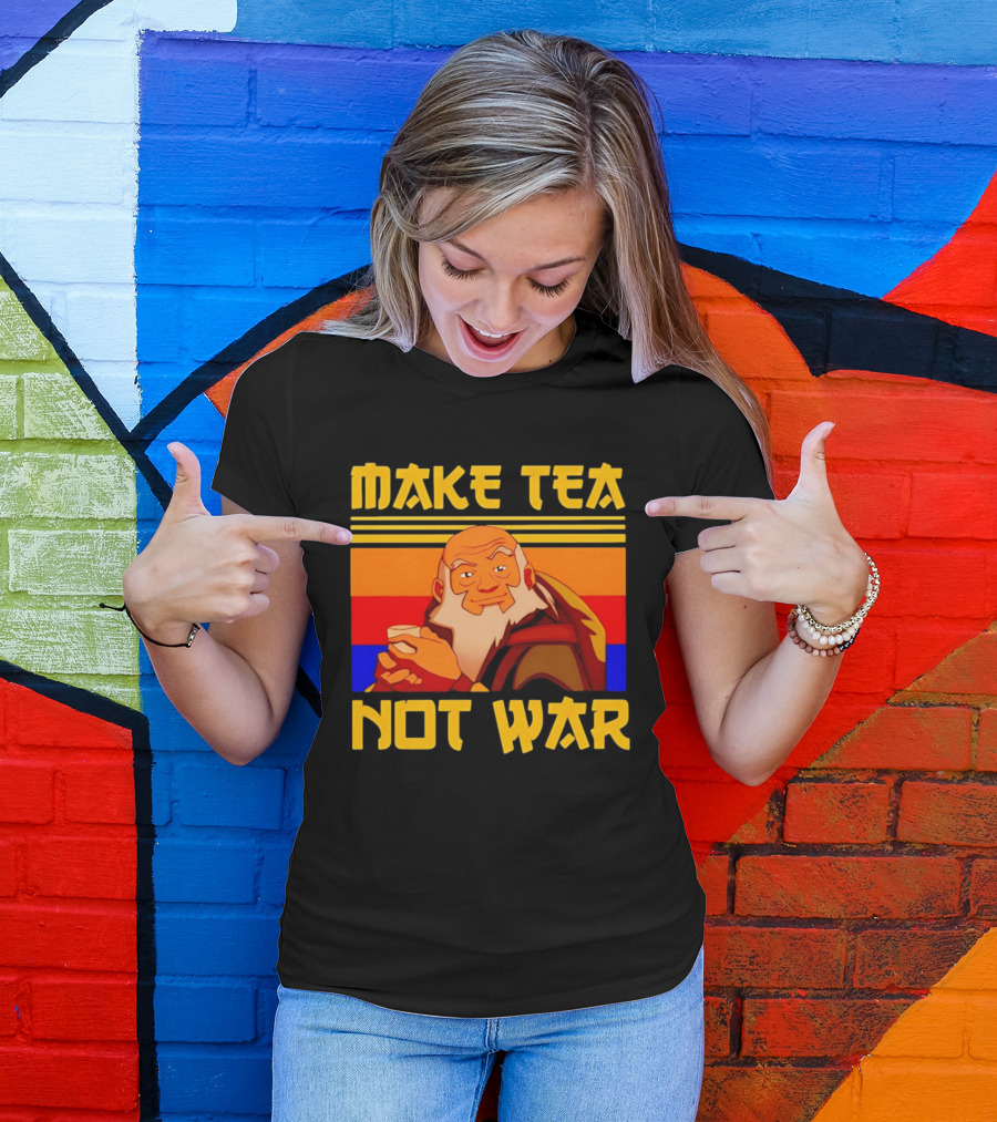 Make Tea Not War Uncle T-Shirt
