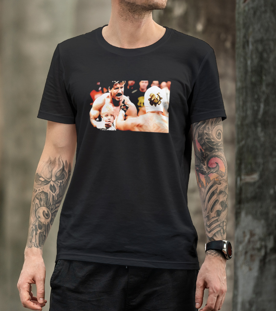 Eddie Guerrero Rey Mysterio Dominik Mysterio Custody Battle Iconic Wrestling Moment T-Shirt