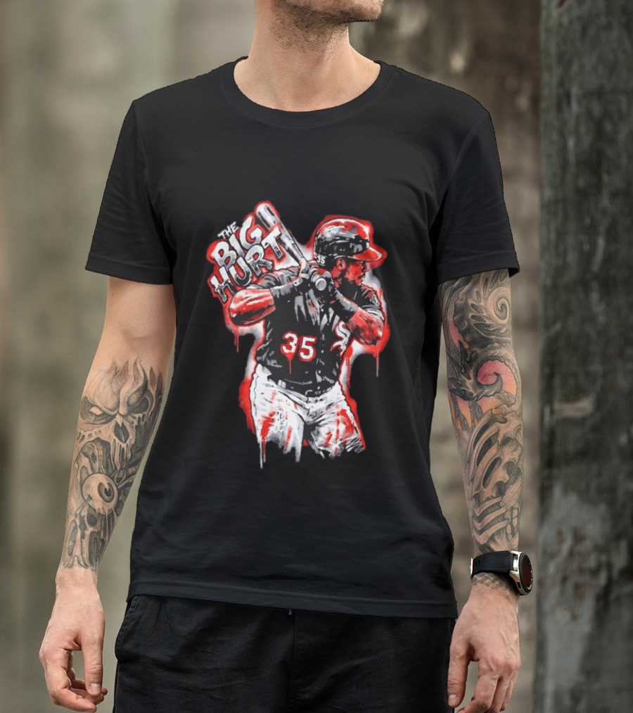 Frank Thomas The Big Hurt 35 Chicago White Sox T-Shirt